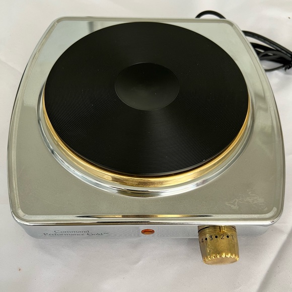 Command Performance Other - Command performance gold electric hot plate.